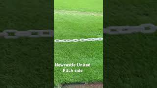 Pitch side Newcastle United stadium tour [upl. by Eatnwahs]