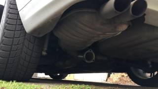 BMW 328i Exhaust Cut Out [upl. by Akenahc15]