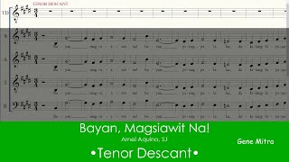 Bayan Magsiawit Na • Tenor Descant [upl. by Airt]