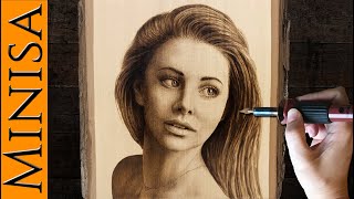 How to Wood Burn a Portrait  Pyrography Tips [upl. by Cynar]