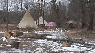 Ramapough Lenape Nation Mahwah at Odds Over Teepees [upl. by Rehpretsirhc]