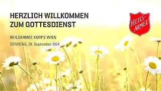 Gottesdienst der Heilsarmee Wien vom 29 September 2024 [upl. by Eux]