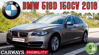 BMW Serie 5 518d  150 cv  2016  Carways Mobility [upl. by Zerline81]