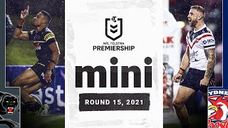 Frantic start to the match as Panthers host Roosters  Match Mini  Round 15 2021  NRL [upl. by Acherman]