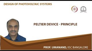 Peltier device  principle [upl. by Hanikehs]