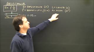 Simple Electricity Calculations Resistance Formula Part 7 [upl. by Aneg]