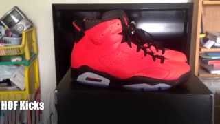 Super Max Perfect Jordan 6 quotInfrared 23quot Review [upl. by Llemor818]