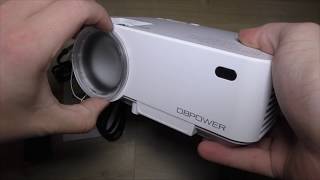 Review  Full HD Mini Beamer von DBPOWER [upl. by Dorcy]