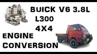 1985 4x4 L 300 V6 38L COMMODORE ENGINE CONVERSION  Part 1 [upl. by Hallett36]