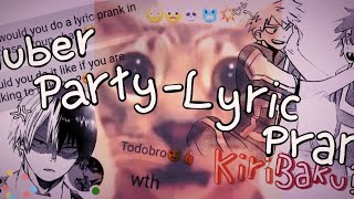 Bakugou amp Kirishima do a Lyric Prank • Slumber Partytodobaku¿kiribaku  by KitKat💥 [upl. by Dosh]