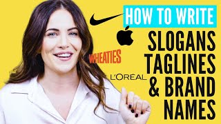 How To Write A Memorable Tagline Slogan or Online Course Name [upl. by Bridie693]