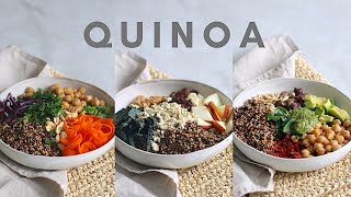 COME CUOCERE LA QUINOA  Preparazione facile  idee SUPER PROTEICHE [upl. by Evol]