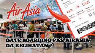 KENAPA GATE DALAM BOARDING PAS AIRASIA TIDAK DITEMUKAN airasia [upl. by Anilem]