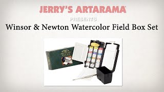 Swatching the Winsor amp Newton Field Box Watercolor Set [upl. by Cass]