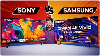 Sony vs Samsung 📺 Sony BRAVIA 2 Vs Samsung Crystal 4K Vivid  43quot 4K Smart TV Comparison 🔥 [upl. by Annailuj]