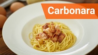 Carbonara  prawdziwy włoski przepis [upl. by Eanat719]