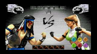 Ultimate Mortal Kombat Trilogy Nightwolf vs Sonya Blade fatality😲😫☠️ [upl. by Hgielsel]