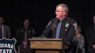 Indiana State Police provides update on Abigail Williams and Liberty German murder investigation [upl. by Romalda831]