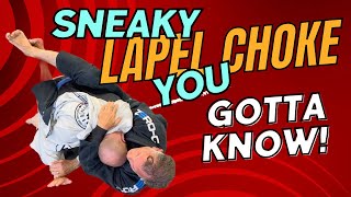 Sneaky Lapel Choke From Closed Guard Youve Gotta Know [upl. by Adnahsar]