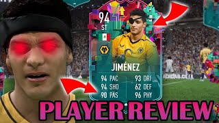 UPGRADED 94 LEVEL UP RAUL JIMENEZ IS A GOAL SCORING MACHINE [upl. by Alleda666]