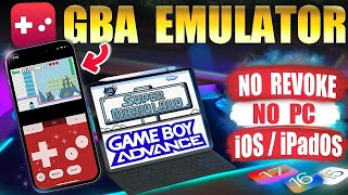 GBA Emulator iOS Download  No Revokes No Jailbreak No PC [upl. by Nil468]