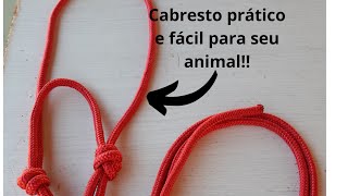 Como Fazer Um Cabresto De 3 nó Simples❓‼ [upl. by Octave]