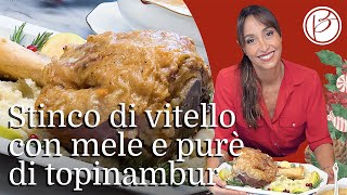 Stinco di vitello con mele e purè di topinambur  Benedetta Parodi Official [upl. by Eedahs411]