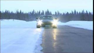 Driving New Mercedes SLS AMG Gullwing 2011 Sweden Arjeplog [upl. by Aubry634]