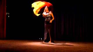 DANSE ORIENTALE AVEC EVENTAILS FAN VEILS [upl. by Fauman]