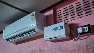 Godrej Ac nstallation in Jamadarbari।। GodrejAc GodrejAC kaise lagaye।। AC lagane ki ashan tarika [upl. by Etterraj]