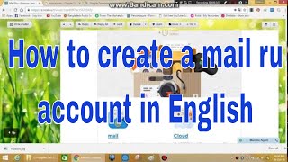 How to create a mail ru account in English version [upl. by Hsuk]