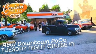 AampW Downtown Port Coquitlam Tuesday Night Cruise In  Port Coquitlam BC 051424 [upl. by Willock700]