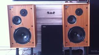 CELESTION DITTON 33 HI END SYSTEM SPEAKERS REVOX by STUDER AMPLIFIER [upl. by Doownelg]