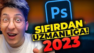 SIFIRDAN Adobe PHOTOSHOP CC 2023 Dersleri Photoshop Nasıl Yapılır [upl. by Eatnahs]