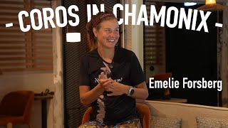 Emelie Forsberg Talks Running After Pregnancy Post Partum Training and More  COROS in Chamonix [upl. by Aicineohp144]