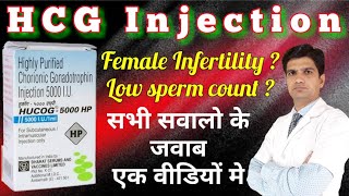 Hucog 5000 injection  hcg injection for ovulation hcg injection in hindi  lupi hcg 5000 injection [upl. by Faxun]