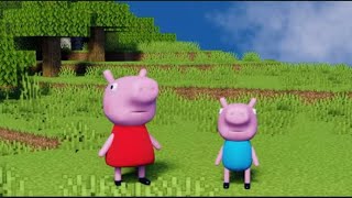 Pepa pig plays Minecraft Xickel [upl. by Ozzy]