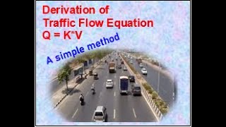 Traffic Flow Theory Practice Question [upl. by Nilhsa]