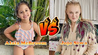 Jojo Siwa VS Alaia McBroom Transformation 👑 From Baby To 2024 [upl. by Carmine]