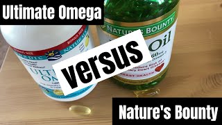 Nordic Naturals Fish Oil versus Natures Bounty Fish Oil [upl. by Gnirol]