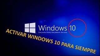 ACTIVAR WINDOWS 10 PARA SIEMPRE [upl. by Gabbert]