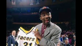 Reggie Miler gives Spike Lee a signed jersey [upl. by Joice]