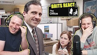 British Guys HILARIOUS The Office Reaction  Season 2 Episode 16 Valentine’s Day [upl. by Harts]