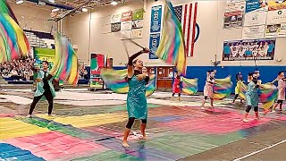 4k OVIEDO HIGH SCHOOL WINTERGUARD 2024 WGI Orlando Prelms [upl. by Emlyn927]