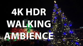 The Netherlands  Christmas market walk  lichtjesavond Delft・4K HDR ASMR [upl. by Ragucci969]