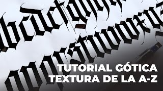 Tutorial Caligrafía Gótica Fraktur en minúsculas ✅ [upl. by Yelkao]