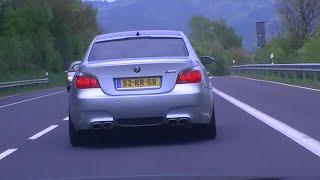 BMW M5 Eisenmann exhaust sound  downshift [upl. by Arrad]