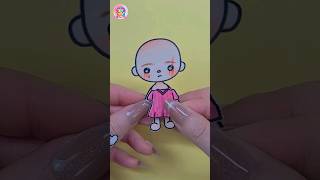 Sally Creepypasta Tocaboca Drawing sally paperdiy creepypasta [upl. by Aennaej]