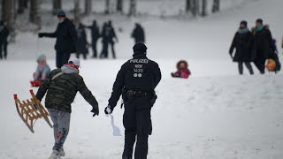 Großer Andrang auf Skipisten in NRW trotz Verboten [upl. by Gilud]