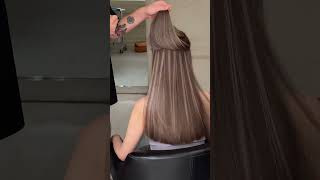 Describe this highlights hair dyeing technique sharing [upl. by Arri]